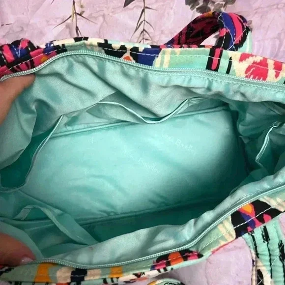 Vera Bradley Pueblo Aztec Pleated Tote Bag - Picture 6 of 10